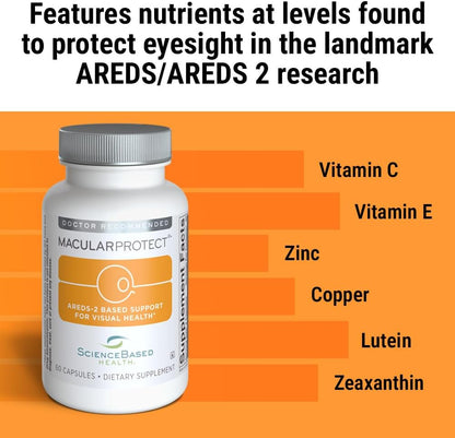 ScienceBased Health MacularProtect AREDS 2 – Cobre: Contribuye a la formación normal de tejidos conectivos y al – Image 4