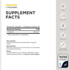 Integrative Therapeutics L-Teanina - Complemento Alimenticio de Aminoácidos para Estrés y Relajación - Vegano, Sin Gluten - 60 Cápsulas