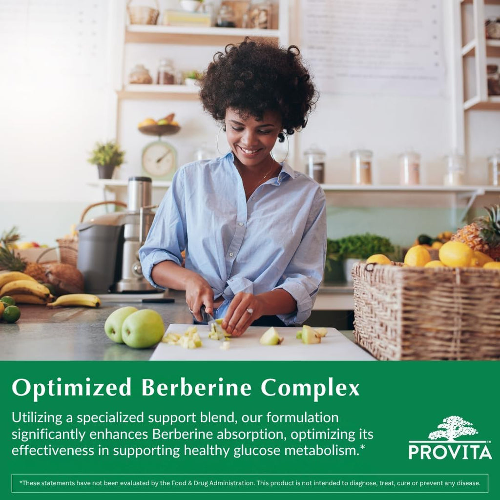 PROVITA Berberine TPGS - Cápsulas de Liberación Retardada con TPGS - Vegano