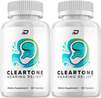 ClearTone Healthy Ear Support - Suplemento para el Cuidado Auditivo (120 Cápsulas)