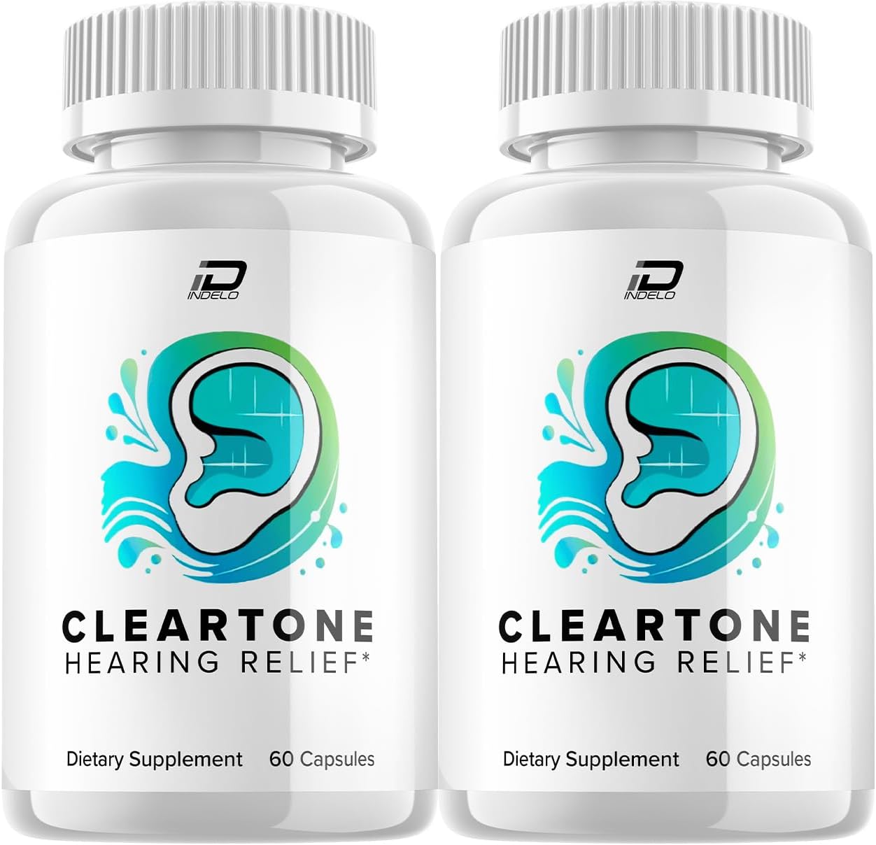 ClearTone Healthy Ear Support - Suplemento para el Cuidado Auditivo (120 Cápsulas)