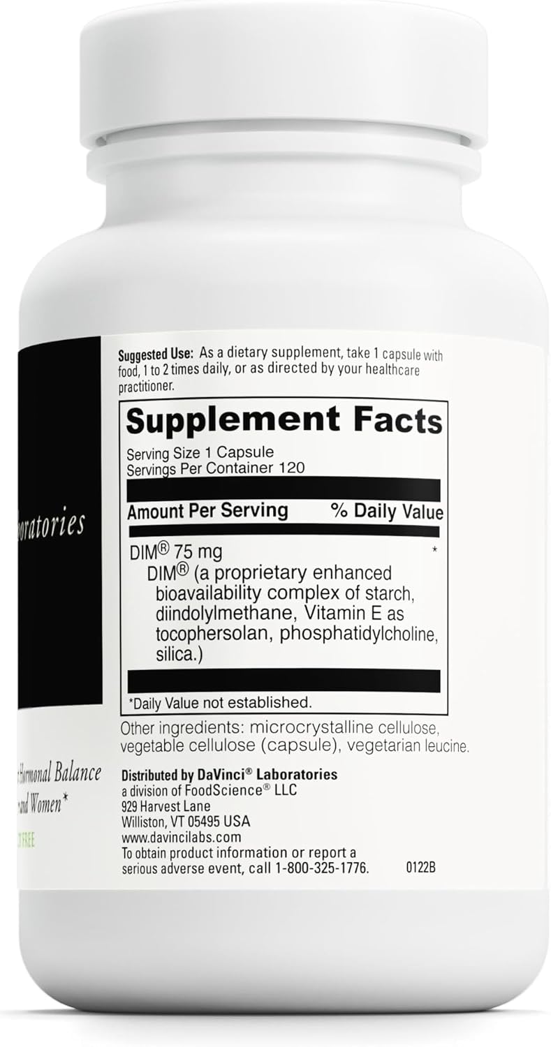 DimPro - Suplemento Dietético para el Equilibrio Hormonal - 120 Cápsulas