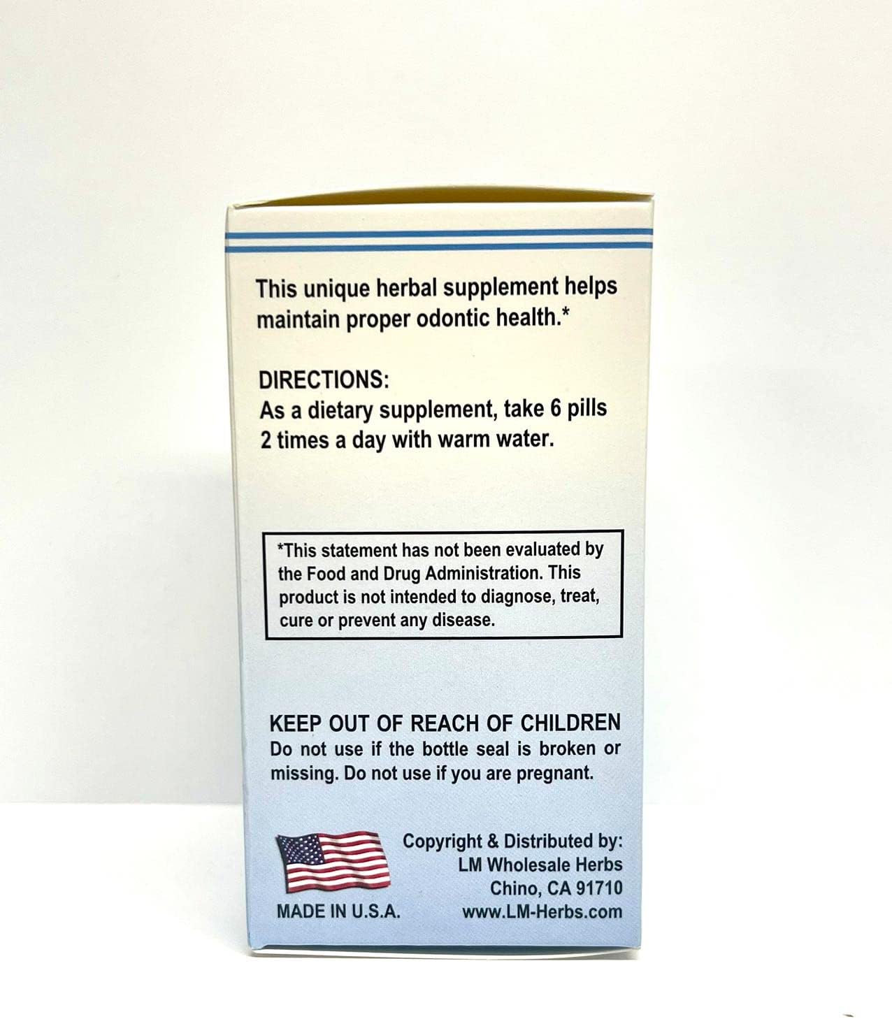 Odontic Health Toothache Herbal Supplement