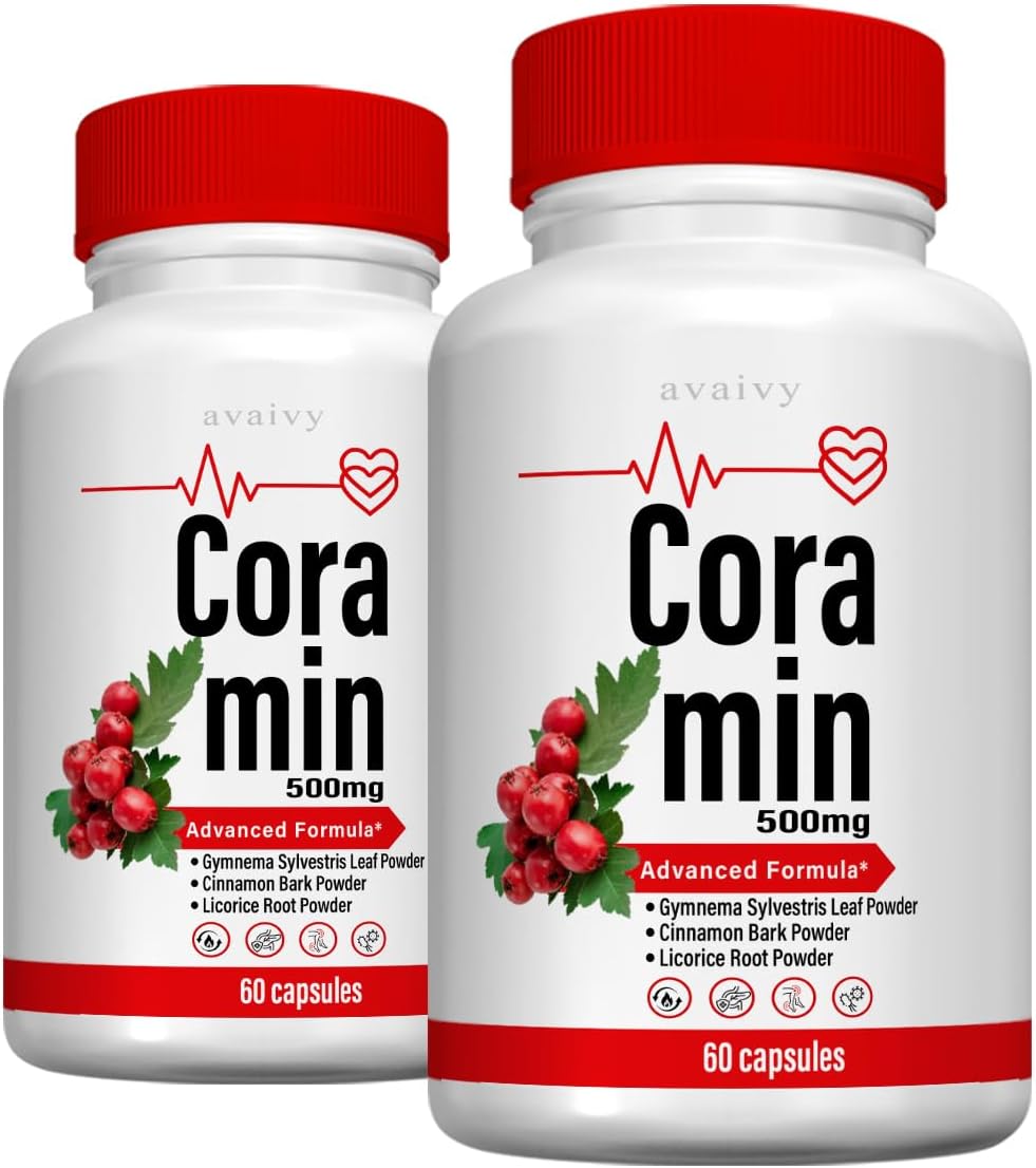 Avaivy Coramin - Coramin Pill Formula (2 Pack, 120 Capsules)