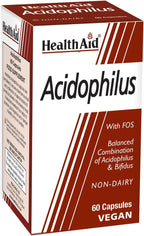 Health Aid Acidophilus (100 millones) 60 Cápsulas Veganas