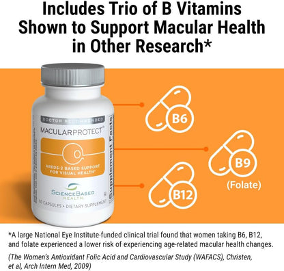 ScienceBased Health MacularProtect AREDS 2 – Luteína y zeaxantina: Estos carotenoides se concentran en la mácula y – Image 5