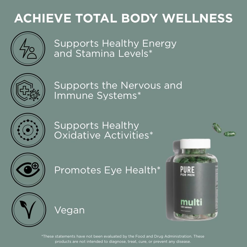 Pure for Men Multivitamin | Multivitamínico para Hombres