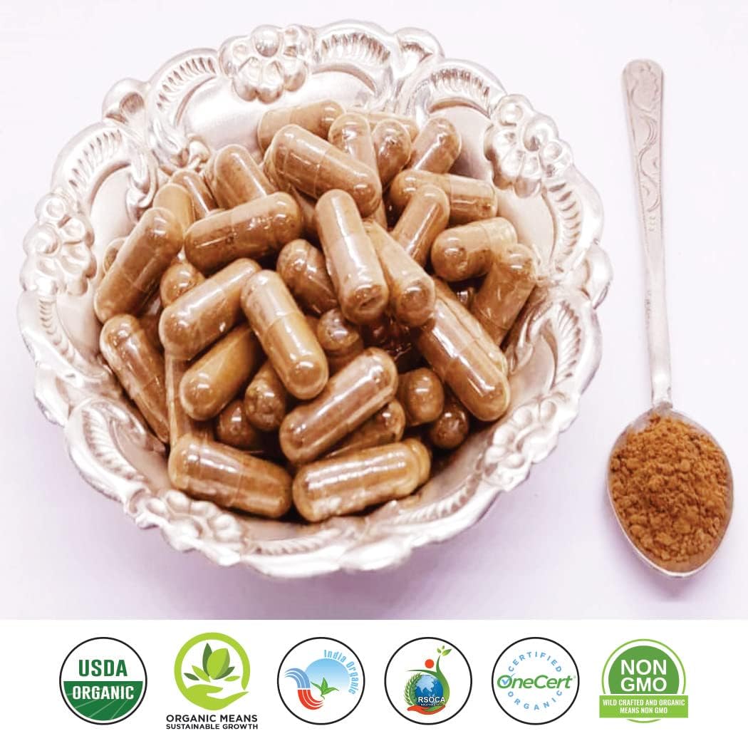 Herbsforever Gokshuradi Guggul - 90 Cápsulas Vegetales - 800 mg