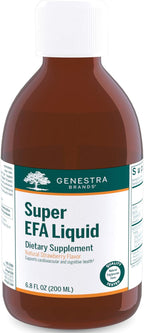 Genestra Brands Super EFA Líquido | Suplemento de Ácidos Grasos Esenciales | Sabor Fresa Natural | 200 ml