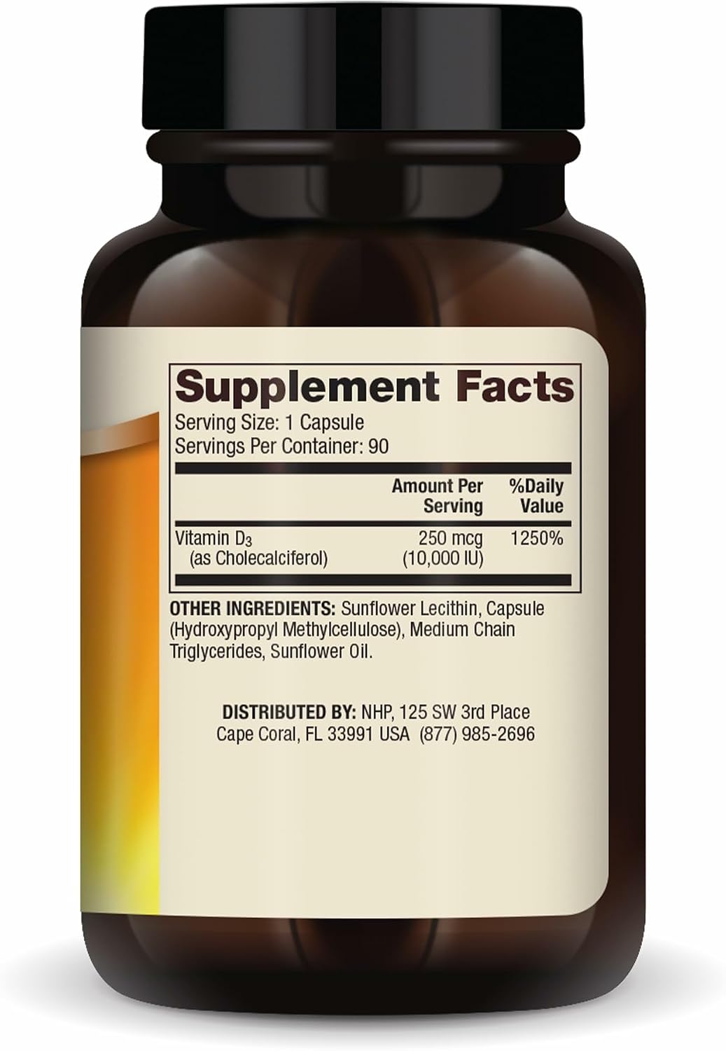 Dr. Mercola Liposomal Vitamin D3 - Apoya la salud del corazón, huesos e inmunidad - 10.000 UI por porción - Sin OGM, soja ni gluten - 90 cápsulas (90 porciones)