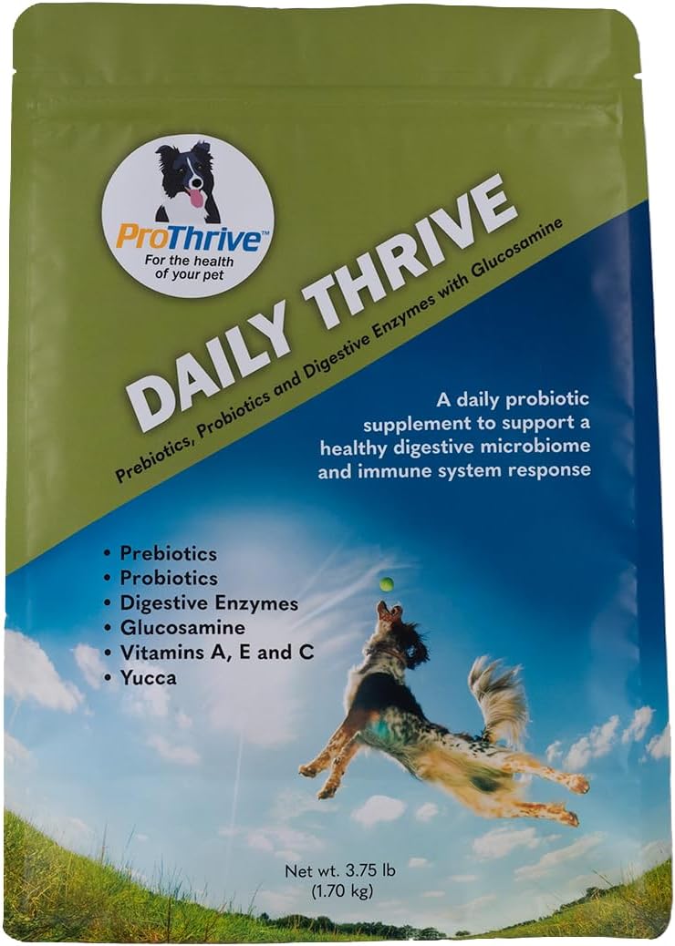 ProThrive Probióticos Diarios para Perros - Salud Digestiva y Articular, 3.75 lb