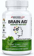 Bricker Labs Brain Aid Memory Matters – Suplemento Nootrópico con Extracto de Menta Neumentix