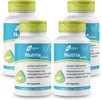 Lifestyles NutriaPlus Antioxidant Supplement - Herbal Immune Support & Multivitamin with Selenium, Vitamin C, Green Tea, Garlic, and More – Made in Canada – 60 Cápsulas