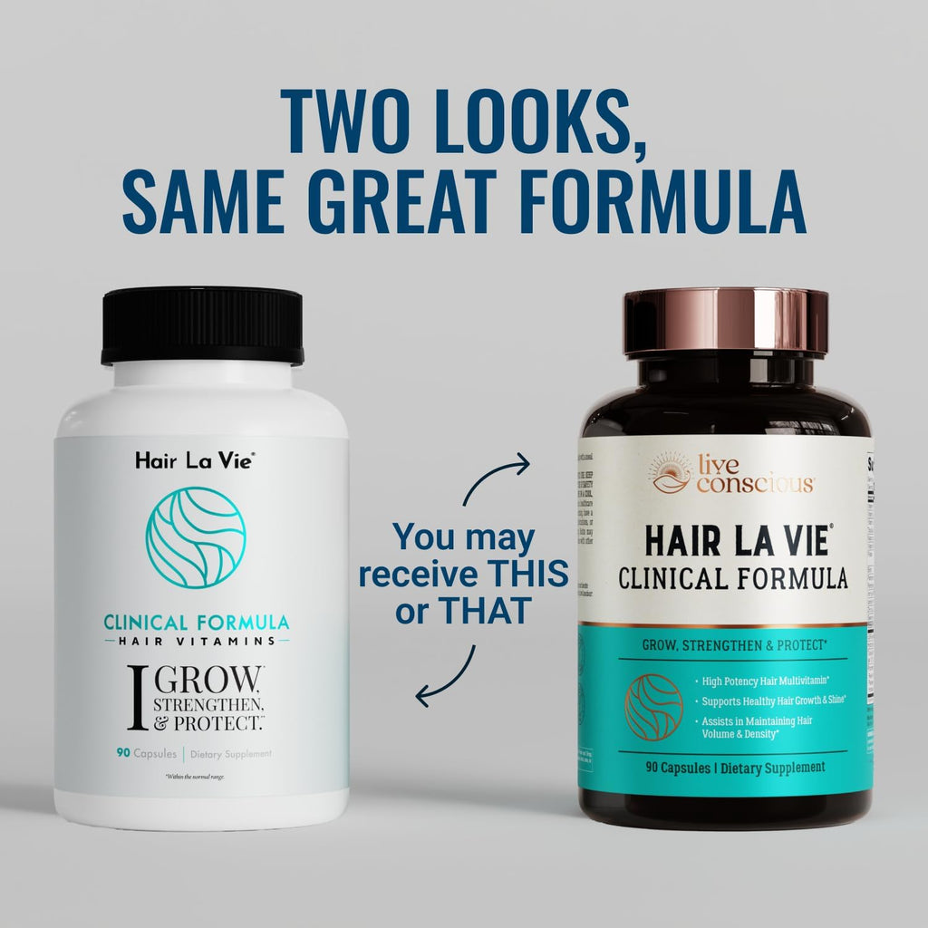 Hair La Vie Clinical Formula Vitaminas para el Crecimiento del Cabello, Mujeres y Hombres