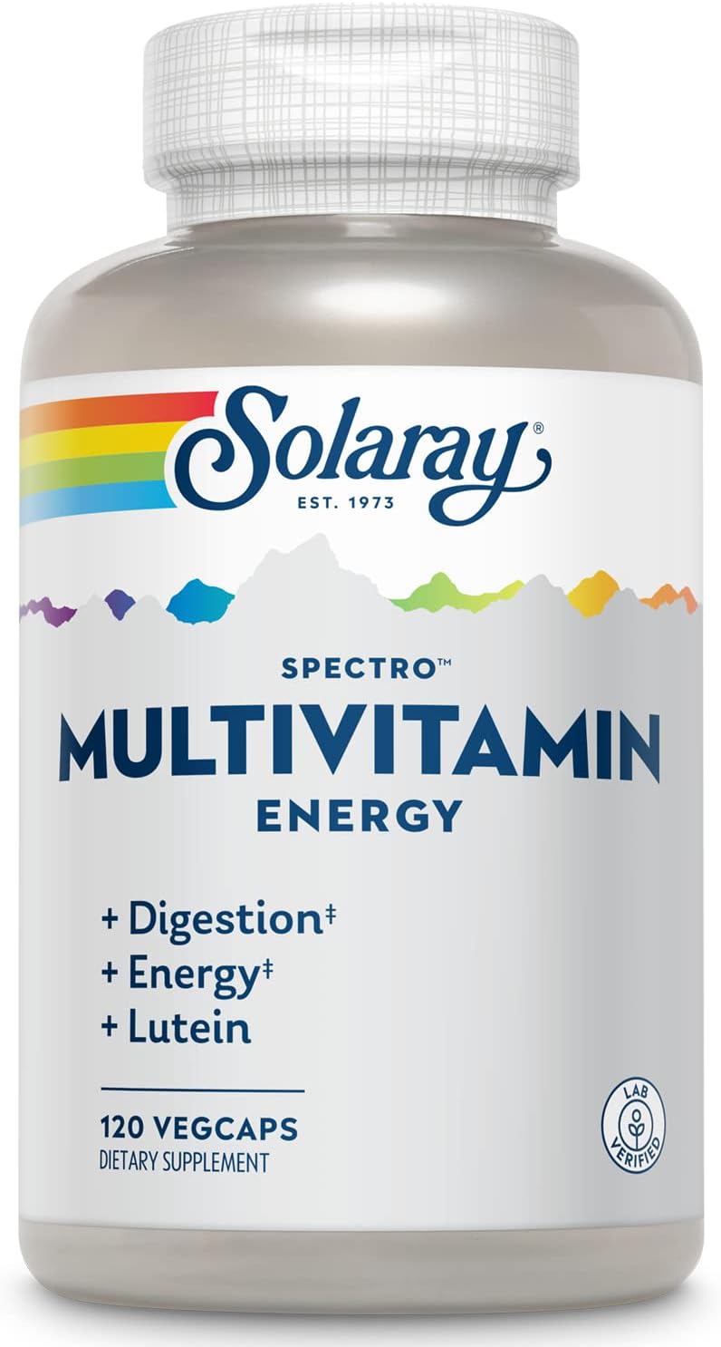 Solaray Spectro Energy Multivitamínico – 120 Cápsulas Veganas