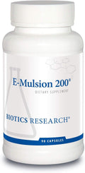 BIOTICS RESEARCH E Mulsion 2 - Vitamina E Emulsificada con Tocoferoles Mixtos, 90 Cápsulas