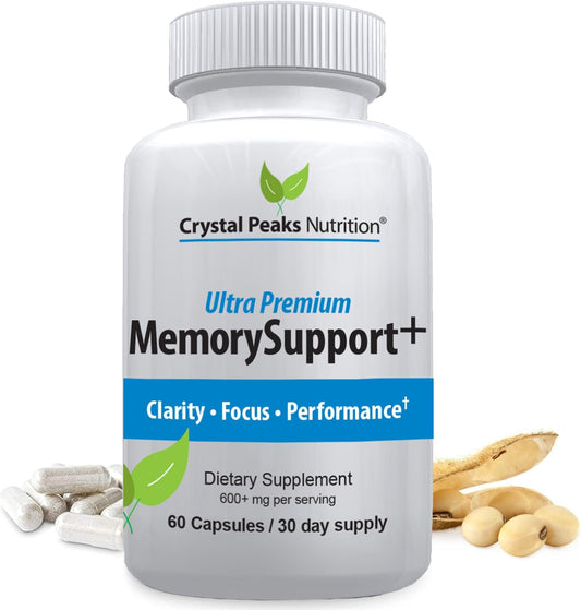 Memory Boost + Brain Support – Suplemento Nootrópico para Memoria, Concentración y Claridad Mental