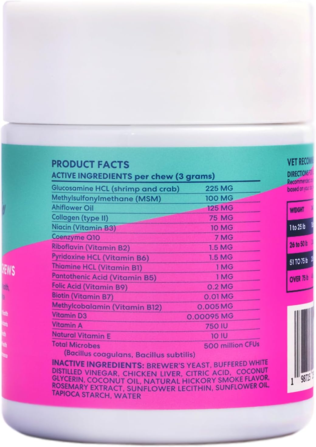 Floof by Brodie 10-en-1 Multivitamínico para Perros - 60 Masticables (180 g)