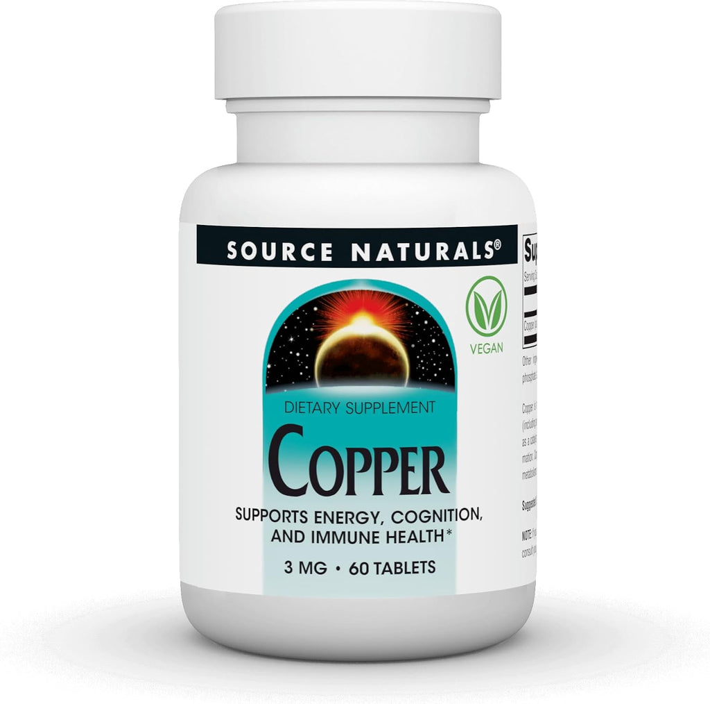 Source Naturals Cobre 3 mg - 60 Comprimidos