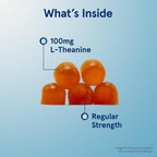 Jarrow Formulas L-Teanina 100 mg Gomitas, 60 gomitas sabor manzana