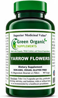 Yarrow Flower, 90 VCaps, Non-GMO, Gluten-Free, (Pack of 1)