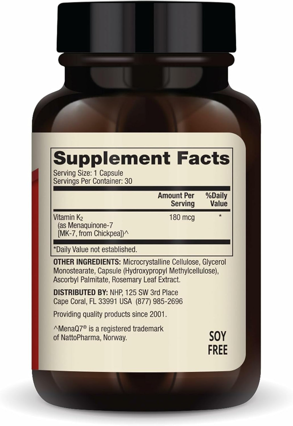 Dr. Mercola Vitamina K2 (MK-7) 180 mcg - 30 Cápsulas