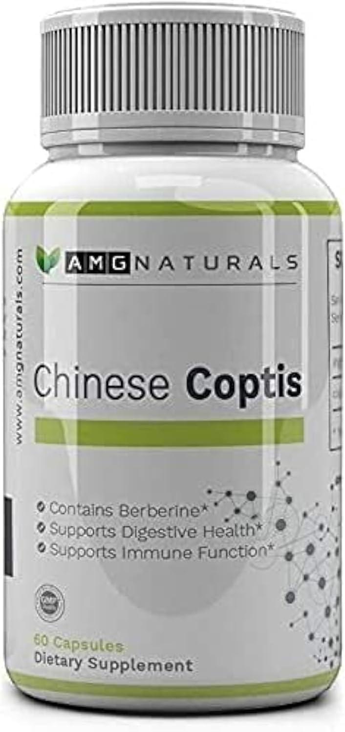 Coptis Chinensis (Huang Lian) 550 mg - Suplemento de Goldthread Puro
