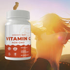 GROOVY BEE Vitamina C No OGM - 600 mg, 60 Cápsulas