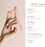 Nu Skin Pharmanex LifePak Nano — Suplemento diario con nutrientes esenciales, 60 sobres