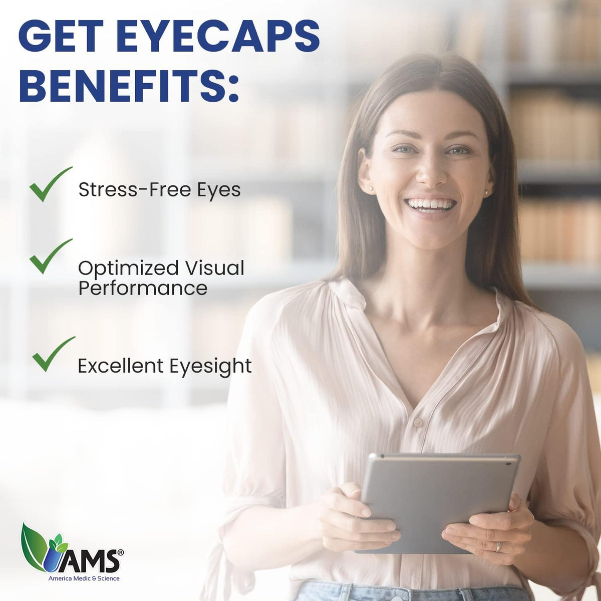 America Medic & Science EyeCaps (30 – Zinc: Mineral esencial que contribuye al metabolismo normal de la vitamina A – Image 6