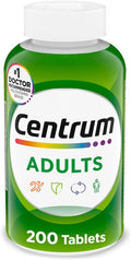 Centrum Multivitamínico Adultos Completo con Vitaminas, Minerales, Antioxidantes, Zinc, Vitamina D3 y Vitaminas B - 200 Comprimidos