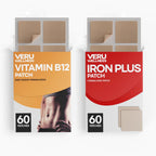 Veru Wellness Parches Energía Duo B12 y Hierro - 120 Parches (42 Días)