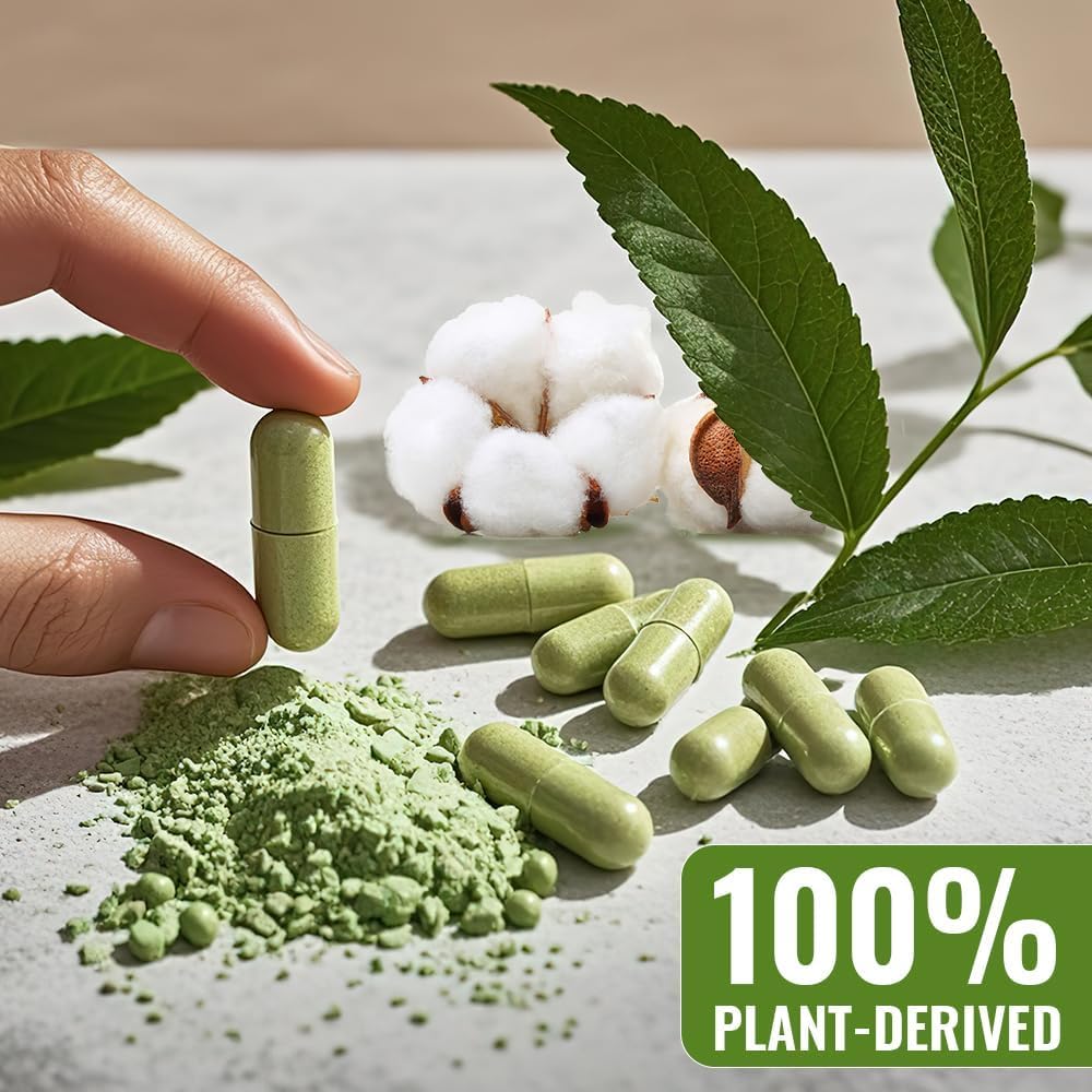 Cápsulas Vacías Veganas Talla 4 - 100 Unidades - 100% Celulosa Vegetal, Sin OGM, Sin Alérgenos - Cápsulas DIY para Suplementos, Polvos y Hierbas
