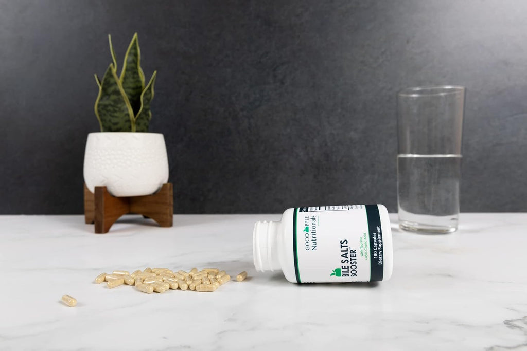 GoodApple Bile Salts Booster – Sales Biliares con Ox Bile y Taurina – 180 Cápsulas