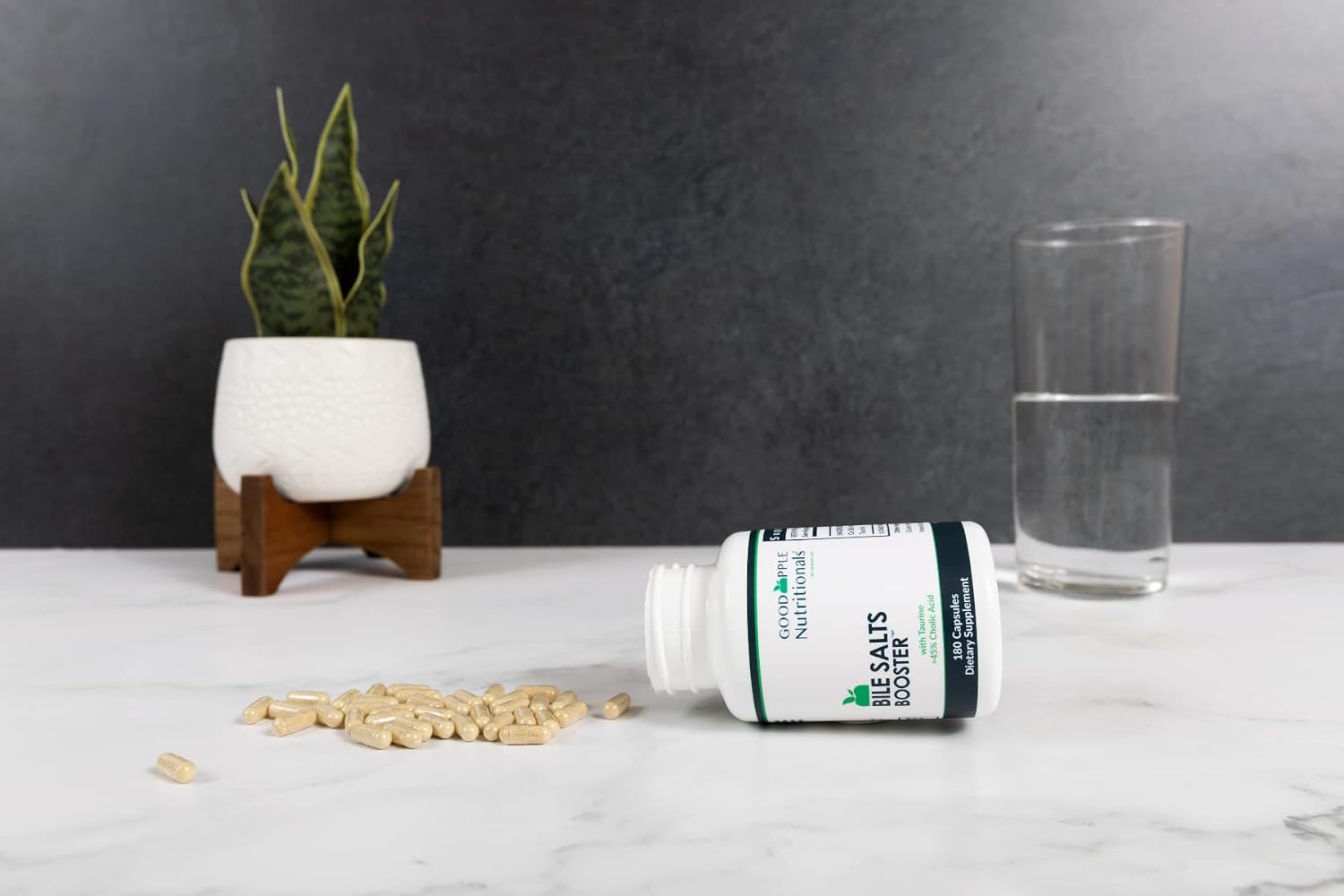GoodApple Bile Salts Booster – Sales Biliares con Ox Bile y Taurina – 180 Cápsulas