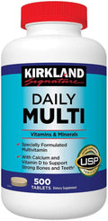 Kirkland Signature Daily Multi, 500 comprimidos (Pack de 2)