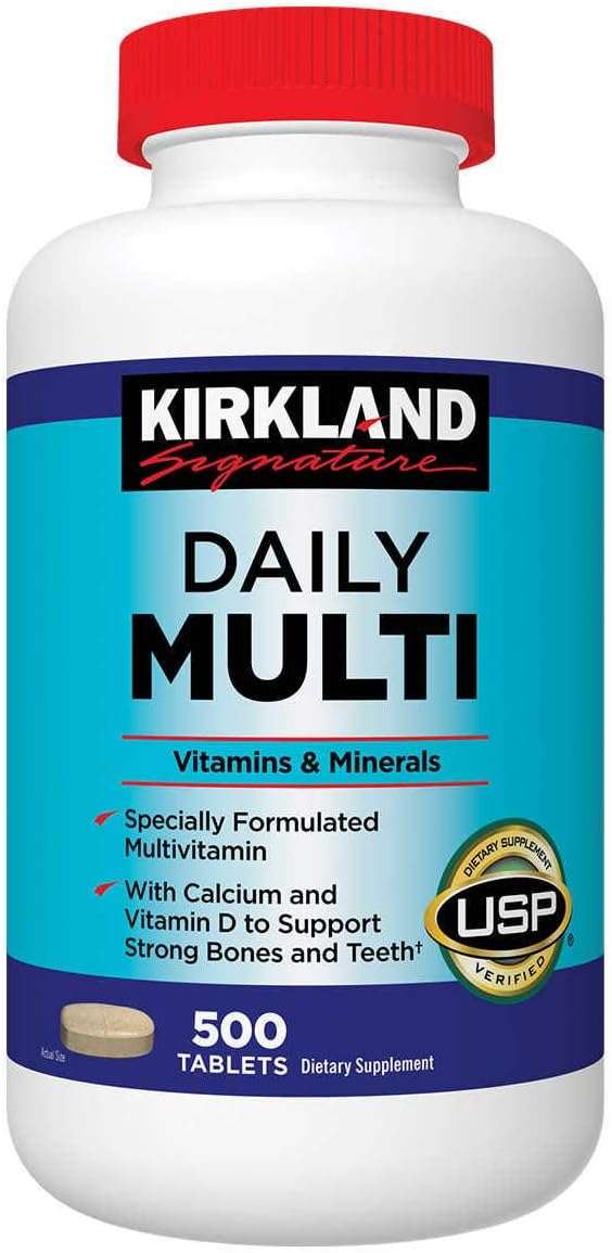 Kirkland Signature Daily Multi, 500 comprimidos (Pack de 2)