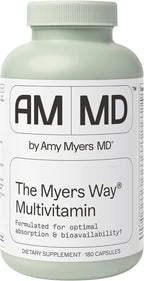 Amy Myers MD The Myers Way Multivitamin - Apoya la salud inmunológica, tiroidea y suprarrenal - Sin gluten, sin lácteos, sin hierro