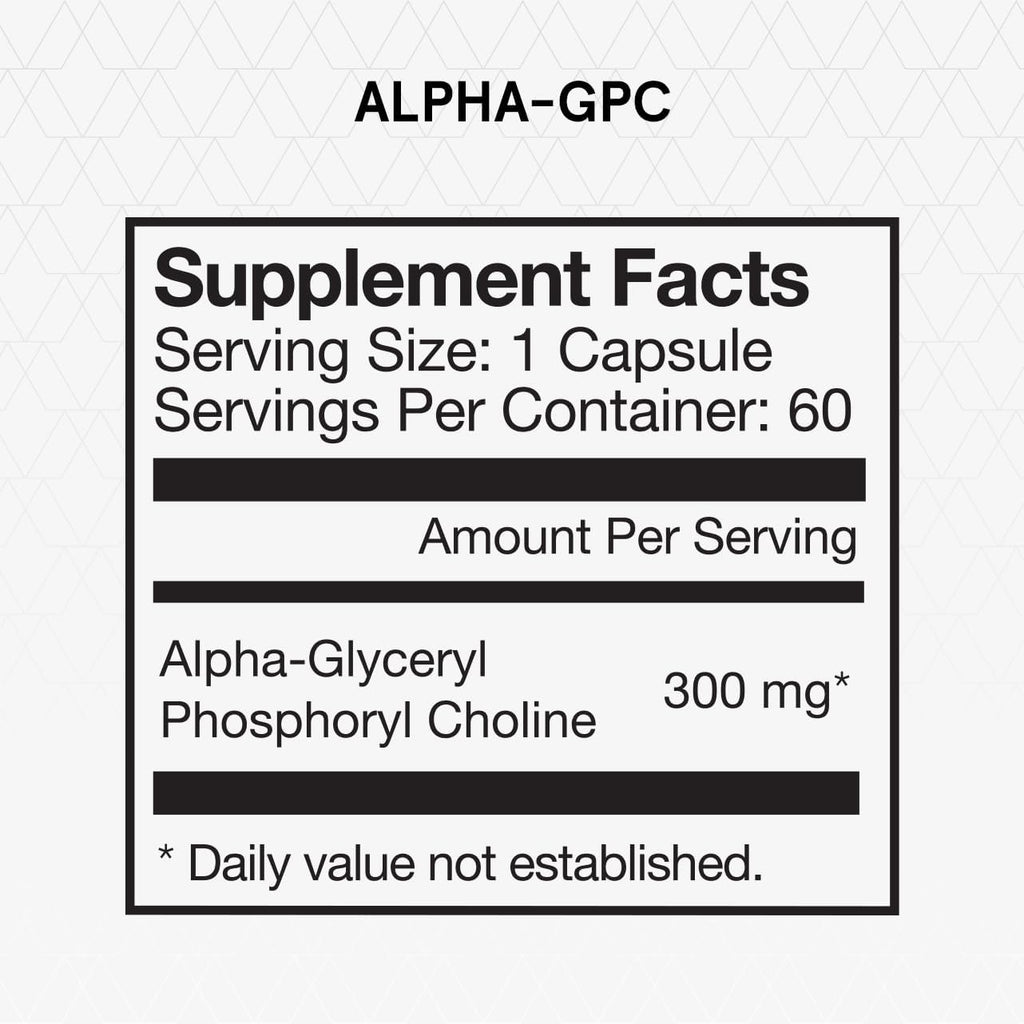 Momentous Alpha GPC - Suplemento para la Salud Cognitiva y Función Muscular - 60 Cápsulas