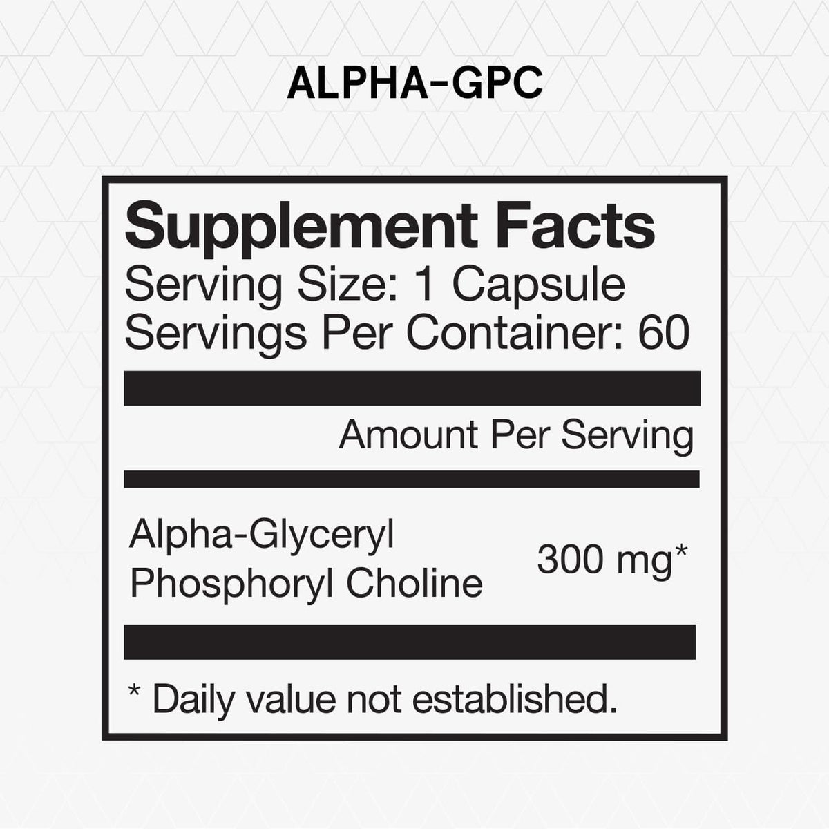 Momentous Alpha GPC - Suplemento para la Salud Cognitiva y Función Muscular - 60 Cápsulas – Image 2