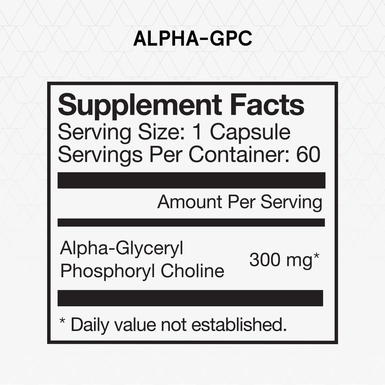 Momentous Alpha GPC - Suplemento para la Salud Cognitiva y Función Muscular - 60 Cápsulas