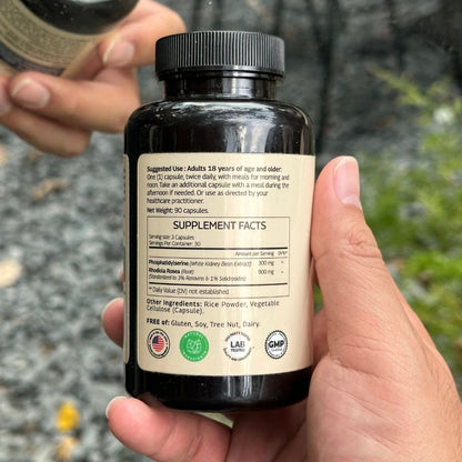 VINATURA Fosfatidilserina 1200 mg con Rhodiola Rosea - 90 Cápsulas (30 dosis) – Image 2