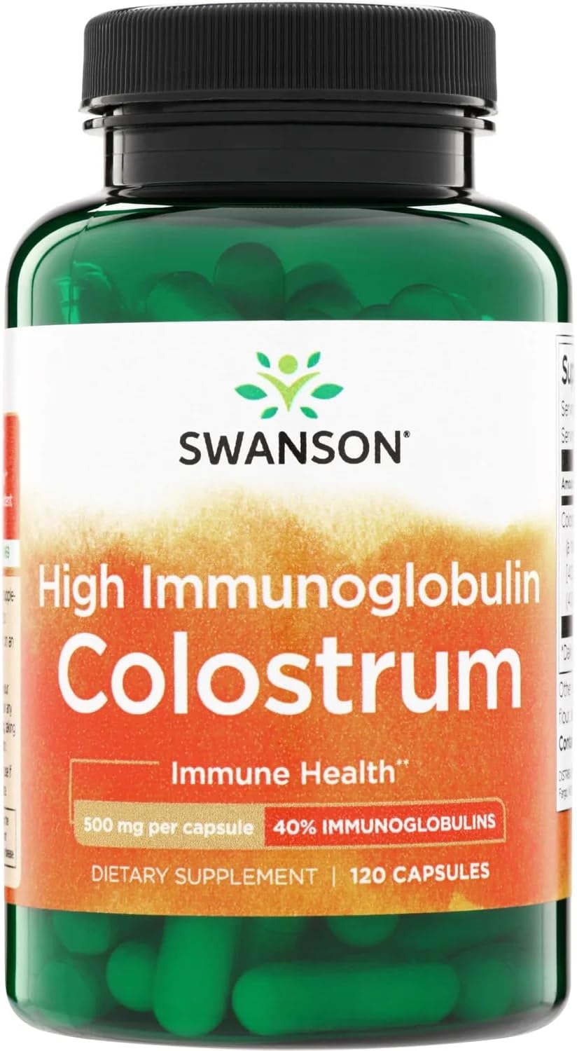 Swanson High Ig Calostro 500 mg - 120 Cápsulas