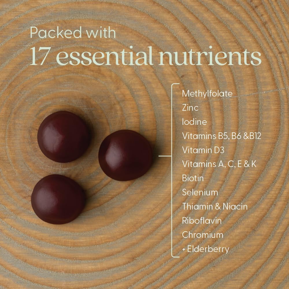 New Chapter Multivitamínico Mujer Gomitas - 59% Menos Azúcar, con Vitamina C, D3 y Zinc, 75 unidades