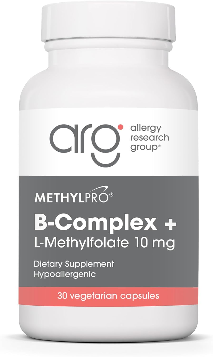MethylPro B Complex + L-Methylfolate 10 mg - Complejo B Metilado para Energía y Estrés - 30 Cápsulas