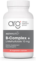 MethylPro B Complex + L-Methylfolate 10 mg - Complejo B Metilado para Energía y Estrés - 30 Cápsulas