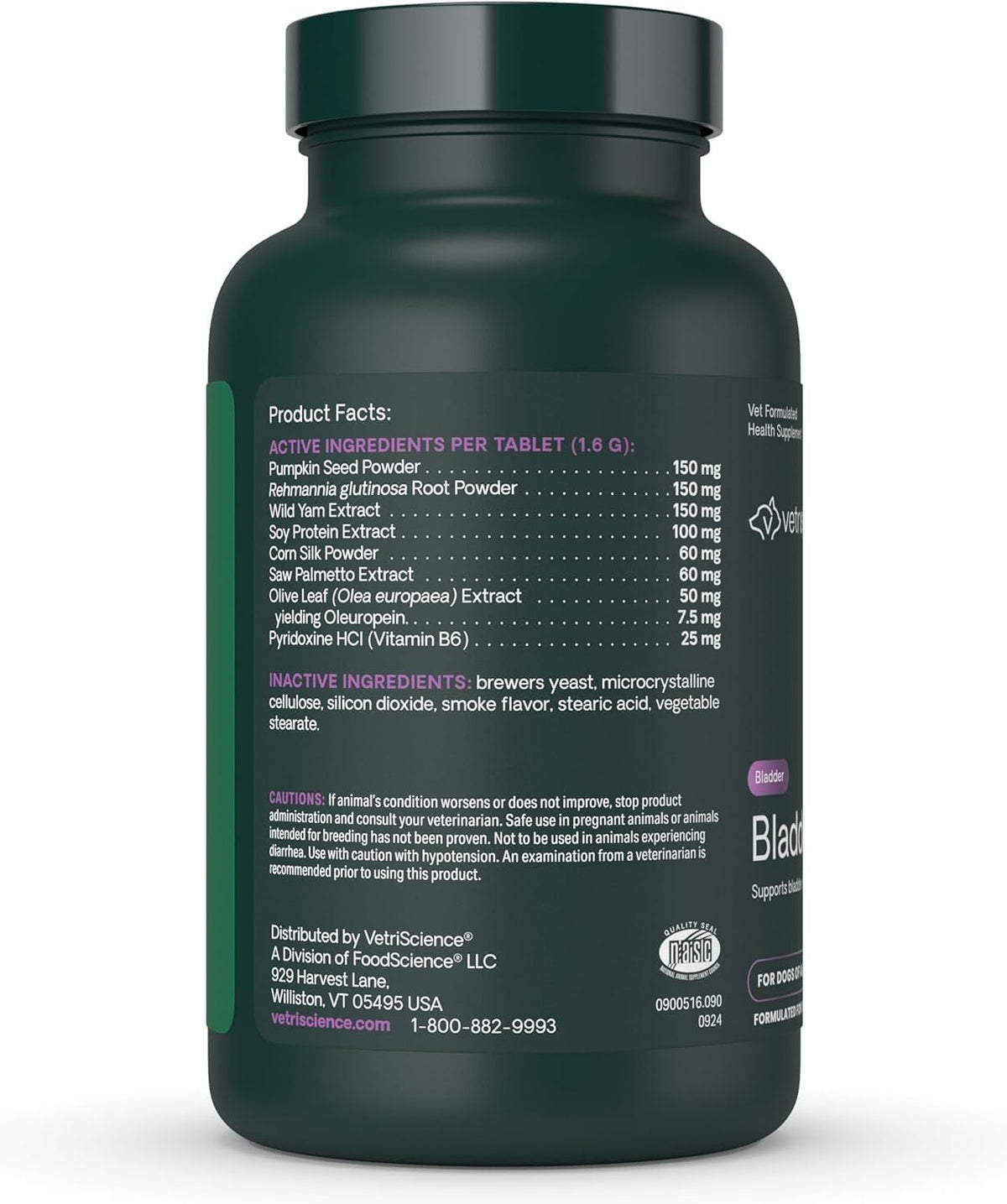 VetriScience Bladder Health – Suplemento – Saw palmetto (Serenoa repens): Extracto de fruto tradicionalmente usado – Image 2