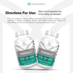 Manna-C 60 Cápsulas – Apoyo Nasal y Sinusal con Vitamina C y Glicanos