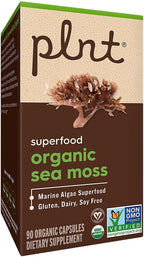 plnt Organic Sea Moss - Musgo Marino Orgánico - 900 mg, 90 Cápsulas