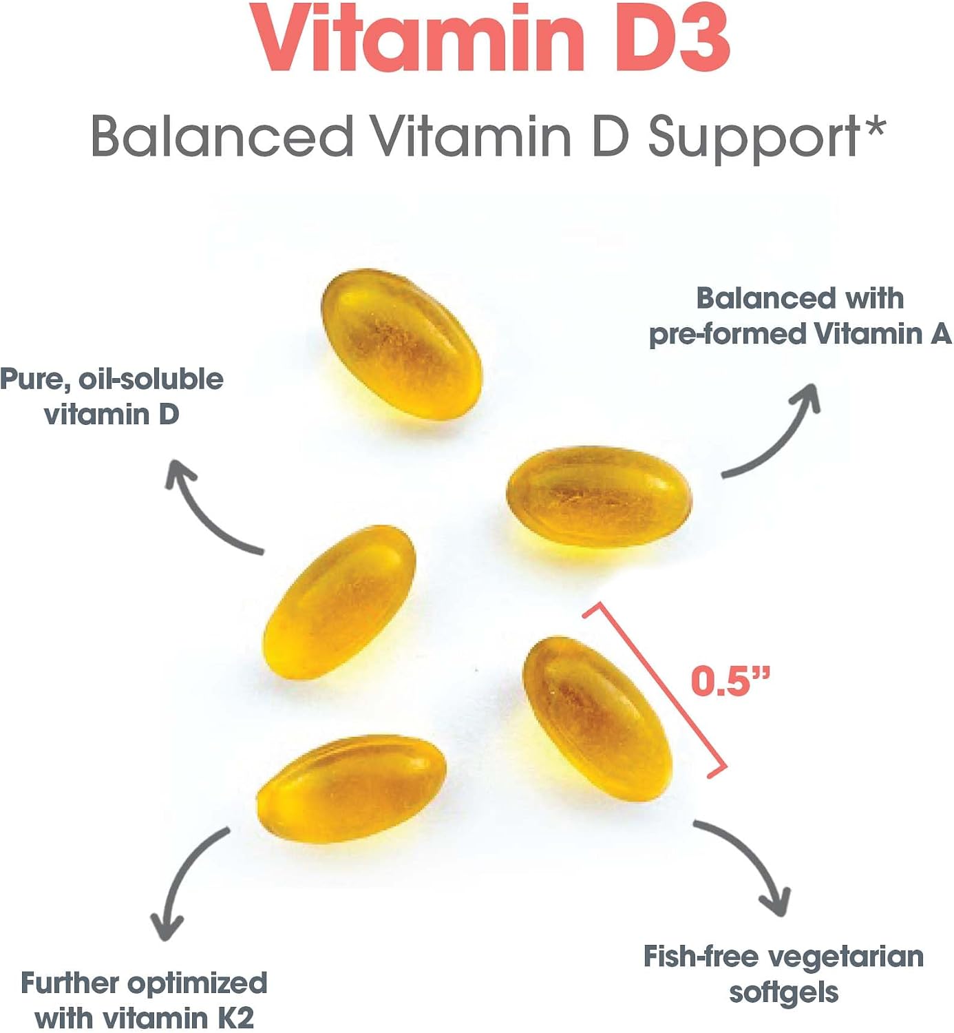 Allergy Research Group Vit D3 Complete - 120 softgels vegetales